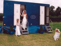 Award Winning Luxury Mobile Toilet hire from A Plush Flush of Herefordshire for weddings